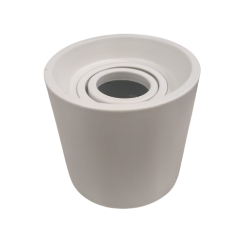 408001 | سلندر فارغ مدور متحرك 1001 كبير ابيض 10 سم