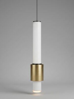 Edit_product_studio_photo_202608270501 دلاية فارغة مدفع ابيض * نحاسي اصفر قطر خارجی ٣٠ سم × ٥ سم